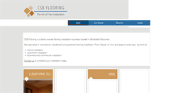 Desktop Screenshot of csbflooring.com